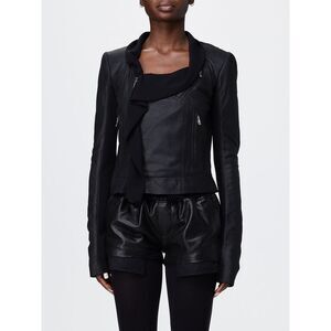 Rick Owens Women Naska Leather Jacket Rick Owens